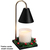 13 in. Marble Candle Warmer Desk Lamp - Black and Gold Finish Thumbnail