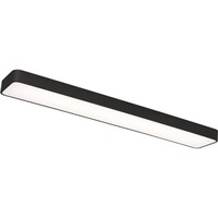 AFX Bailey - 45.5 in. Color Selectable LED Surface Mount Linear Fixture - Black Trim - Kelvin 2700-3000-3500-4000-5000 - 3975 Lumens - 45 Watt - 90 CRI - 120-277 Volt - AFX Lighting BAYL4608LAJUDBK