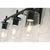 AFX Joanna - 32 in. Vanity Light Fixture - 4-Light - Clear Glass - Black Finish Thumbnail