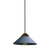4 in. x 10 in. Artisan Concrete Pendant Fixture - Blue Finish Thumbnail