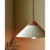4 in. x 10 in. Artisan Concrete Pendant Fixture - White Finish Thumbnail