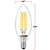 Natural Light - 500 Lumens - 5 Watt - 2700 Kelvin - LED Chandelier Bulb - 3.9 in. x 1.4 in. Thumbnail