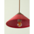 4 in. x 10 in. Artisan Concrete Pendant Fixture - Red Finish Thumbnail