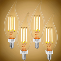 LED CANDLE 60W EQ BENT 2700K