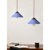 4 in. x 10 in. Artisan Concrete Pendant Fixture - Blue Finish Thumbnail