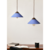 10 in. Pendant Fixture - Blue Finish Thumbnail