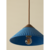 10 in. Pendant Fixture - Blue Finish Thumbnail