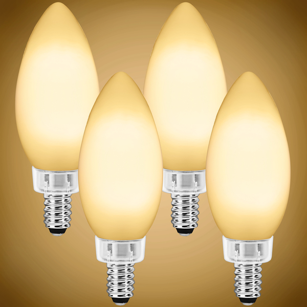 Euri Lighting VB10-3020ef-4 - LED Chandelier Bulb - Lit - 4 Pack