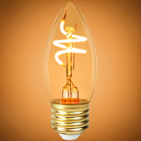 LED FILAMENT CANDLE 2.5W 2200K