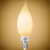 Natural Light - 250 Lumens - 3 Watt - 2400 Kelvin - AmberGlow LED Chandelier Bulb - 3.8 in. x 1.4 in. Thumbnail