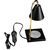 13 in. Marble Candle Warmer Desk Lamp - Black and Gold Finish Thumbnail