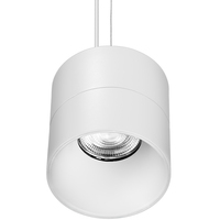 4815 Lumen Max - 40 Watt Max - 3500 Kelvin - 6 in. Wattage Selectable LED Pendant Light Fixture - Watts 20-30-40 - 36 Deg. Flood - White Finish - White Baffle - 120-277 Volt - PLT PremiumSpec - PLT-90397