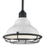 9.75 in. Pendant Fixture - White Finish Thumbnail