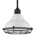 9.75 in. Pendant Fixture - White Finish Thumbnail