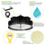 120,000 Lumen Max - 800 Watt Max - 5000 Kelvin - Wattage Selectable UFO LED High Bay Light Fixture Thumbnail