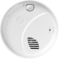 Smoke Alarm - Detects Smoldering Fires - Photoelectric Sensor - Interconnectable - 120 Volt - Battery Backup - BRK 1046721