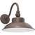 13 in. Wattage and Color Selectable LED Outdoor Wall Sconce Fixture - Adjustable Light Direction - White Baffle - Bronze Finish Thumbnail