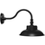 13 in. Wattage and Color Selectable LED Outdoor Wall Sconce Fixture - Adjustable Light Direction - White Baffle - Black Finish Thumbnail