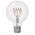 3.15 in. Dia. - LED G25 Spiral Globe Filament Bulb - 4 Watt - 40 Watt Equal - Color Matched for Candle Glow Thumbnail