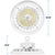 36,450 Lumens - 240 Watt - 4000 Kelvin - UFO LED High Bay Fixture - Sensor Ready Thumbnail