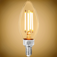 LED B11 25W 24K E12 CLEAR