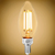 Natural Light - 500 Lumens - 4 Watt - 2400 Kelvin - AmberGlow LED Chandelier Bulb - 3.8 in. x 1.4 in. Thumbnail