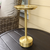 Malibu Rechargeable Patio Lamp with Bug Deterrent Setting - Brass Finish Thumbnail