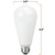 Natural Light - 450 Lumens - 5 Watt - 2400 Kelvin - AmberGlow LED Edison Bulb - 5.4 in. x 2.5 in. Thumbnail