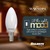 500 Lumens - 5 Watt - LED Chandelier Filament Bulb - Warm Dimming 3000 to 1800 Kelvin - 4.72 in. x 1.37 in.
 Thumbnail