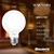 800 Lumens - 9 Watt - 4.64 in. x 3.15 in. - LED G25 Globe Filament Bulb - Warm Dimming 3000 to 1800 Kelvin 
 Thumbnail