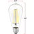 Natural Light - 450 Lumens - 5 Watt - 4000 Kelvin - LED Edison Bulb - 5.4 in. x 2.5 in.  Thumbnail