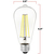 Natural Light - 450 Lumens - 5 Watt - 5000 Kelvin - LED Edison Bulb - 5.4 in. x 2.5 in. Thumbnail