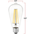 Natural Light - 450 Lumens - 5 Watt - 2400 Kelvin - AmberGlow LED Edison Bulb - 5.4 in. x 2.5 in. Thumbnail