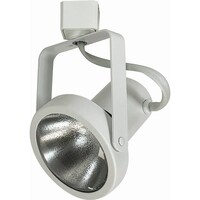 Track Light Fixture - Gimbal Ring - White - Operates up to 75 Watt PAR30 - L-Style Track Compatible - 120 Volt - Nora NTH-107W/A/L