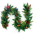 9 ft. Christmas Garland - Cone and Berry - Battery Operated Thumbnail