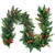 9 ft. Christmas Garland - Cone and Berry - Battery Operated Thumbnail