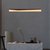 4 ft. Linear LED Pendant Fixture - 3000 Kelvin - Wood Finish Thumbnail