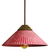 4 in. x 10 in. Artisan Concrete Pendant Fixture - Red Finish Thumbnail