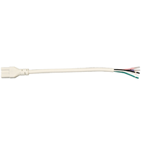 12 in. Power Cable - 5 Pin - For Use with select PLT LED Strip Fixtures - White - PLT-90487