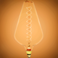 60 Watt Incandescent - Oversized Vintage Light Bulb - 15.3 in. x 8 in. - 170 Lumens - Medium Base - Tinted - 120 Volt - Bulbrite 137701