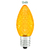 Yellow - LED C7 - Christmas Light Replacement Bulbs - Faceted Finish Thumbnail