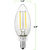 300 Lumens - 3.5 Watt - 3000 Kelvin - LED Chandelier Bulb - 3.8 in. x 1.4 in. Thumbnail