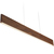 5 ft. LED Linear Wood Pendant - 3000 Kelvin - Brazilian Walnut Thumbnail