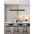 3 ft. Linear LED Pendant Fixture - 3000 Kelvin - Wood Finish Thumbnail