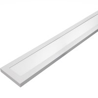 3400 Lumen Max - 40 Watt Max - 4 in. x 4 ft Wattage and Color Selectable Surface Mount LED Panel Fixture - Watts 20-30-40 - Kelvin 3000-3500-4000 - White Trim - 120-277 Volt - PLT PremiumSpec PLT-90451