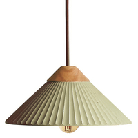 4 in. x 10 in. Artisan Concrete Pendant Fixture - Green Finish - Summit Mountain Collection - Uses (1) Incandescent or LED Bulb - Medium Base - 6.6 ft. Adjustable Cord - 120 Volt - Euri Lighting EIN-HL2OG-1100
