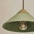 4 in. x 10 in. Artisan Concrete Pendant Fixture - Green Finish Thumbnail