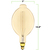 60 Watt Incandescent - Oversized Vintage Light Bulb - 14.6 in. x 7 in.  Thumbnail