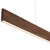 5 ft. Linear LED Pendant Fixture - 3000 Kelvin - Wood Finish Thumbnail