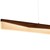4 ft. LED Linear Wood Pendant - 3000 Kelvin - Brazilian Walnut Thumbnail